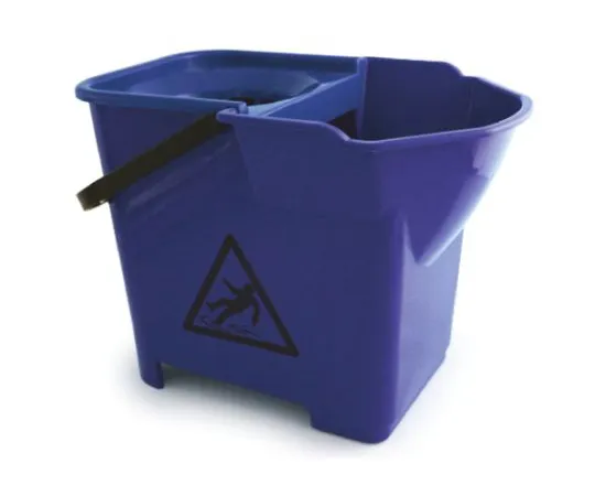 64-1251-44　14L Blue Mop Bucket  With Wringer　790-6867