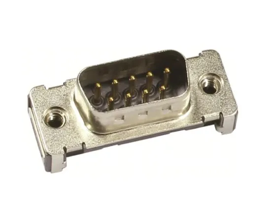 64-0679-97　Harting D-sub Series, 9 Way SMT PCB D-sub Connector Plug, 2.74mm Pitch, with 4-40 UNC, Threaded Insert　09551296812741