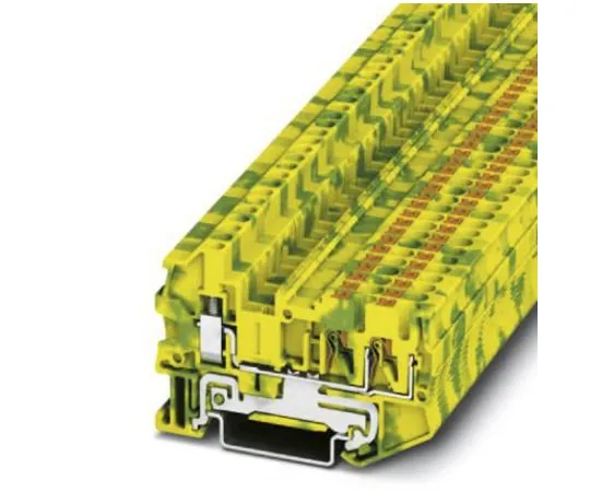 64-1376-35　Phoenix Contact, PTU 2.5-TWIN-PE Series , 800 V Earth Block, Push In Termination　3209517
