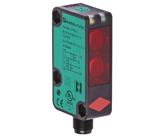 64-1385-02　Pepperl + Fuchs Photoelectric Sensor Diffuse 2500 mm Detection Range Push Pull　RL31-8-2500-IR/73c/136