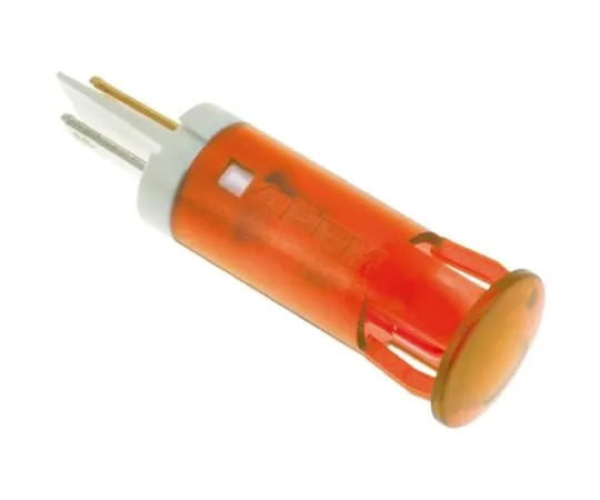 64-0675-55　Apem Orange Indicator, Faston, Solder Lug Termination, 24 V dc, 10mm Mounting Hole Size　QS101XXO24