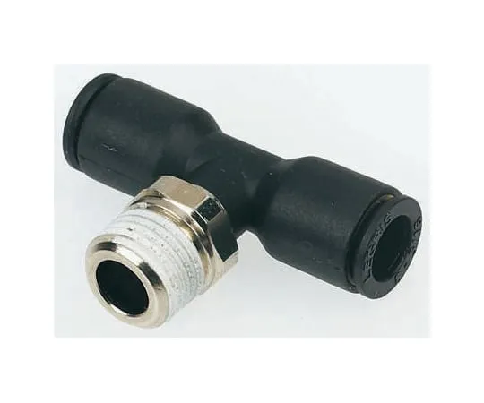 64-1347-20　Legris Pneumatic Tee Threaded-to-Tube Adapter, 1/4in x 8mm x 8mm, 20 bar　3198 08 13