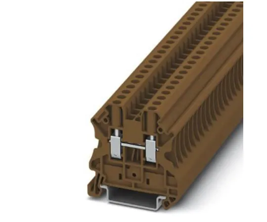 64-1307-09　Phoenix Contact, UT 4 Clipline Series , 1 kV Feed Through Terminal Block, Screw Termination　3045224