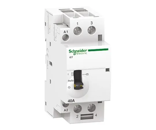 64-1251-69　Schneider Electric 2 Pole Contactor, 40 A, 24 V ac Coil, Acti 9, 2NO　A9C21142