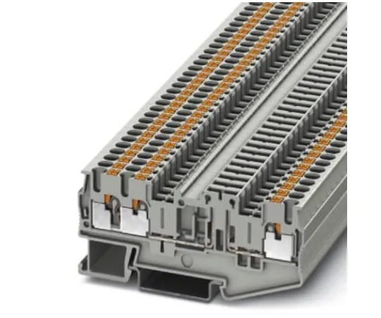 64-1376-22　Phoenix Contact, PT 2.5 Clipline Series , 400 V Disconnect Terminal Block, Push In Termination　3210193