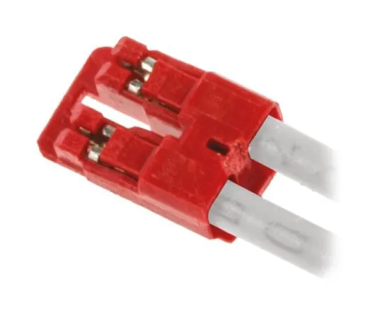 64-1255-94　Hirose DF61 Series 2.2mm Pitch 2 Way 1 Row Right Angle Housing, Cable Mount, Crimp Termination　DF61-2S-2.2C(11)