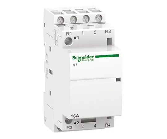 64-1251-67　Schneider Electric 4 Pole Contactor, 16 A, 24 V ac Coil, Acti 9, 4NO　A9C22114