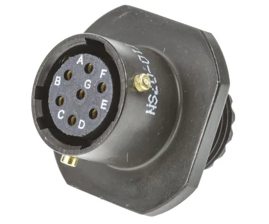 64-1362-19　Amphenol 62GB Series, 7 Way Cable Mount MIL Spec Circular Connector Receptacle, Socket Contacts,Shell Size 10, Bayonet　62GB-51T10-07SN