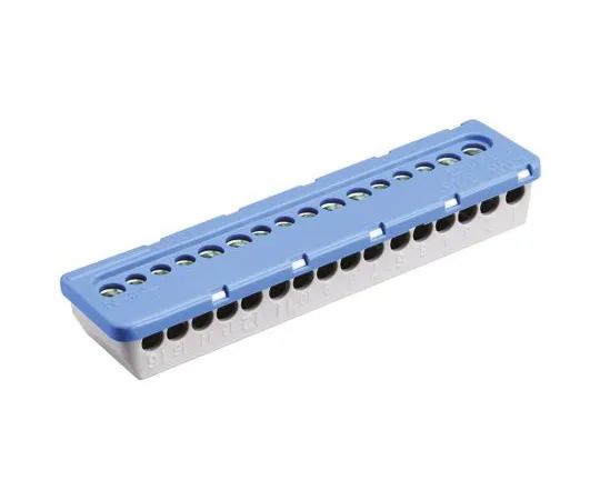 64-1338-99　Entrelec MISTRAL65 Non-F***d Terminal Block, 16 Way/Pole, Screw Terminals, 6 mm², 16 mm² Clip Mount, Nylon　1SPE007715F0733