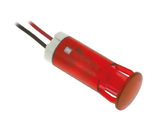 64-0675-61　Apem Red Indicator, Lead Wires Termination, 12 V dc, 10mm Mounting Hole Size　QS103XXR12