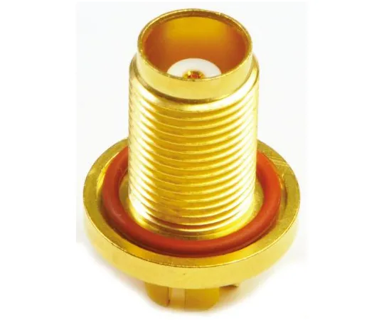 64-1385-44　Amphenol Straight 50Ω PCB Mount, Bulkhead Fitting TNC Connector, Solder Termination, LMR-200　31-6530