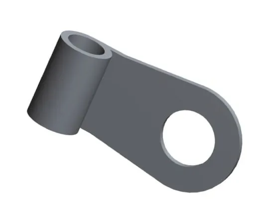 64-1267-40　TE Connectivity Budget Series Uninsulated Crimp Ring Terminal, M8 (5/16) Stud Size, 10.5mm² to 16.8mm² Wire Size　321056