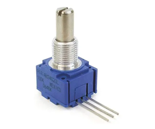 64-1249-24　Bourns 1 Gang Rotary Conductive Plastic Potentiometer with a 6 mm Dia. Shaft, 5kΩ, ±20%, 0.5W, Linear 92R1A-R22-B13L　92R1A-R22-B13L
