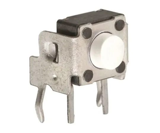 64-0669-69　White Tactile Switch, Single Pole Single Throw (SPST) 50 mA @ 12 V dc 0.6mm Through Hole　431256031726