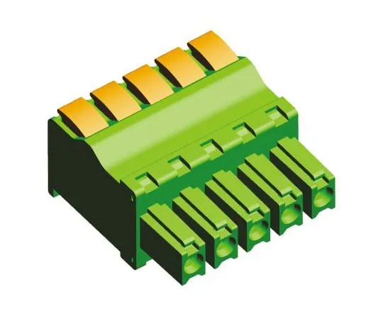 64-1407-52　TE Connectivity Buchanan, 5 Way Pluggable Terminal Block　1986720-5