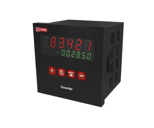 64-1328-01　RS PRO 6 Digit, LED, Digital Counter, 20kHz, 24 V　808-6633