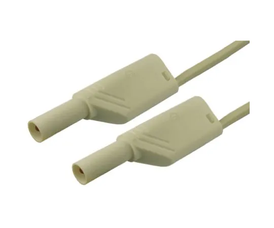 64-0681-76　Hirschmann Test & Measurement Test lead, 32A, 1000V ac/dc, White, 2m Lead Length　934089107