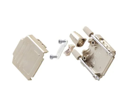 64-1410-84　MH Connectors MHDPPK-T/M Series ABS D-sub Connector Hood, 15 Way, Strain Relief　MHDPPK-M-15-K