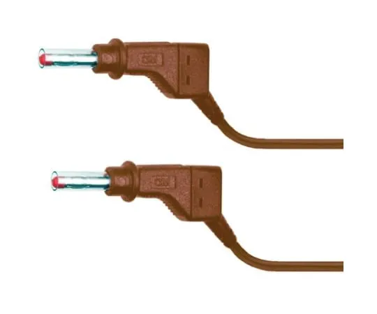 64-0676-29　Multi Contact Test lead, 32A, 600V, Brown, 1m Lead Length　66.9408-100-27