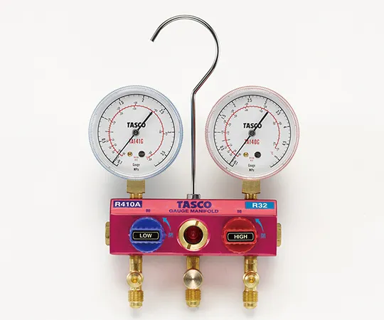 64-0790-26　Ball Valve Gauge Manifold Kit for R 410 A R 32　TA122GH-1