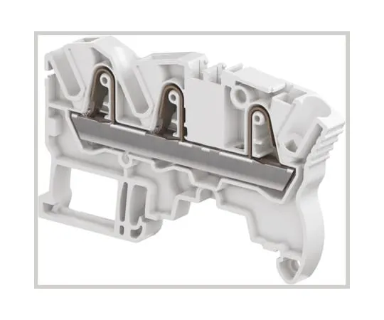 64-1374-70　Entrelec, ZK4 Series , 1 kV ac Feed Through Terminal Block, Spring Clamp Termination　1SNK706011R0000