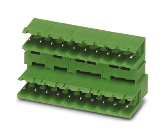 64-1299-12　Phoenix Contact MDSTB 2.5/ 3-G-5.08, 3 Way, 2 Row, Right Angle PCB Header　1762075