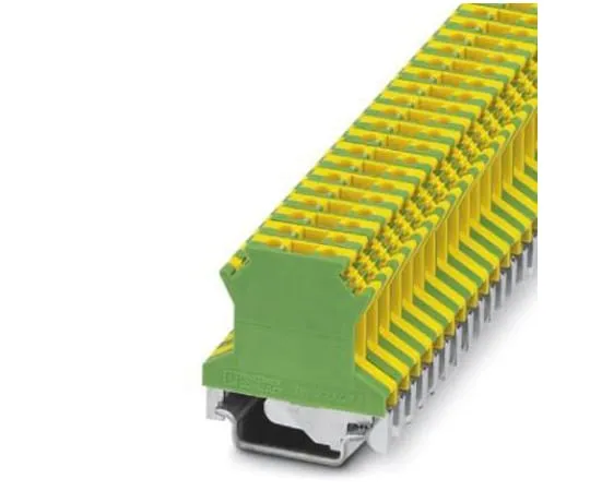 64-1303-62　Phoenix Contact, USLKG 2.5 Series Earth Modular Terminal Block, Screw Termination　0441025