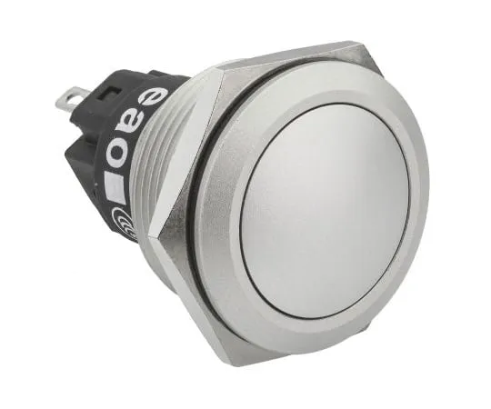 64-1340-40　EAO Single Pole Double Throw (SPDT) Momentary Push Button Switch, IP65, IP67, 22 (Dia.)mm, Panel Mount, 250V ac　82-6571.1000