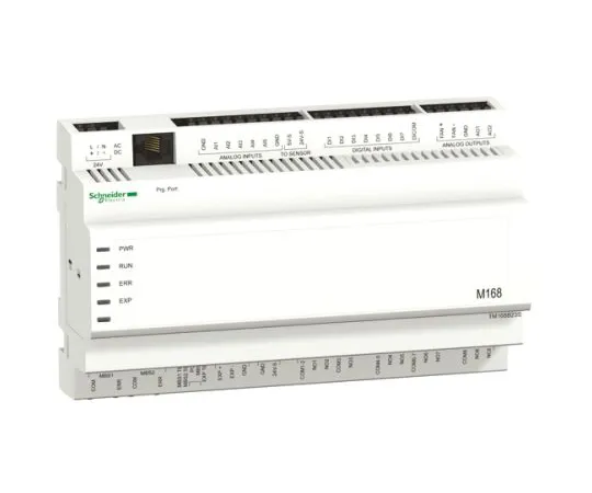 64-1274-60　Schneider Electric TM168B PLC CPU, ExpBUS Networking Front Panel Interface, 544 kB Program Capacity, 5 (Analogue), 7　TM168B23S