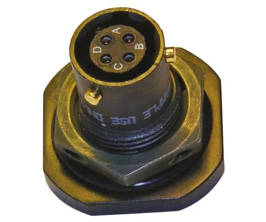 64-1362-45　Amphenol 62GB Series, 4 Way Panel Mount MIL Spec Circular Connector Receptacle, Socket Contacts,Shell Size 8, Bayonet　62GB-57A08-04SN