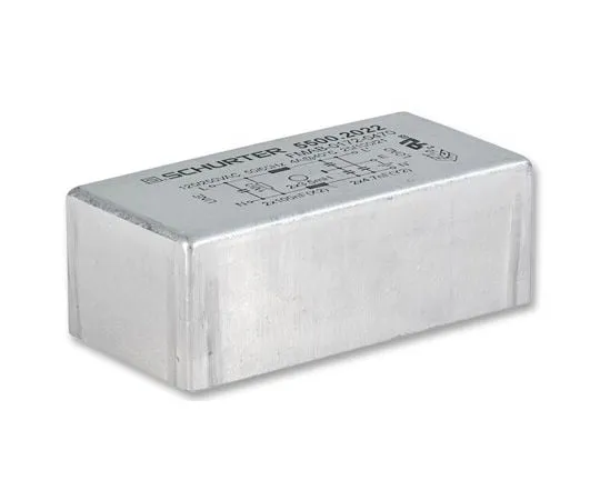 64-0657-95　Schurter FMAB-72 Series 4A 250 V ac 50 → 60Hz RFI Filter, with PC Pin Terminals　5500.2022