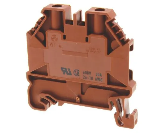 64-1340-17　Wieland ATEX, WT 4 Series , 1 kV Feed Through Terminal Block, Screw Termination　58.504.0055.4 - WT 4 BR