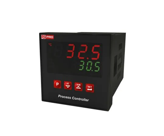 64-1280-55　RS PRO 1/8 DIN Rail PID Temperature Controller, 72 x 72mm, 3 Output Relay, SSR, 100 → 240 V ac Supply Voltage　798-3466