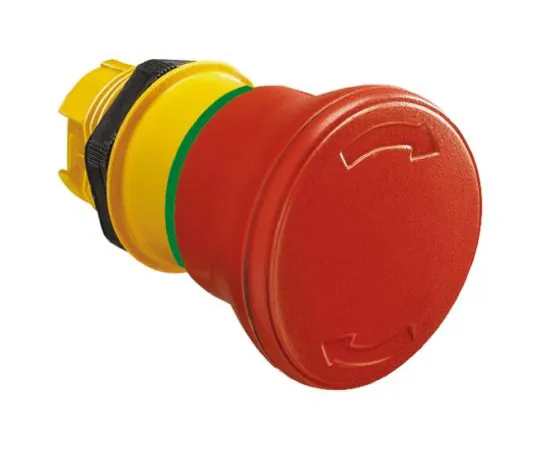 64-1249-80　Lovato Platinum Series, Red Push Button Head, Turn Release, 22.3mm Cutout　LPCB6644