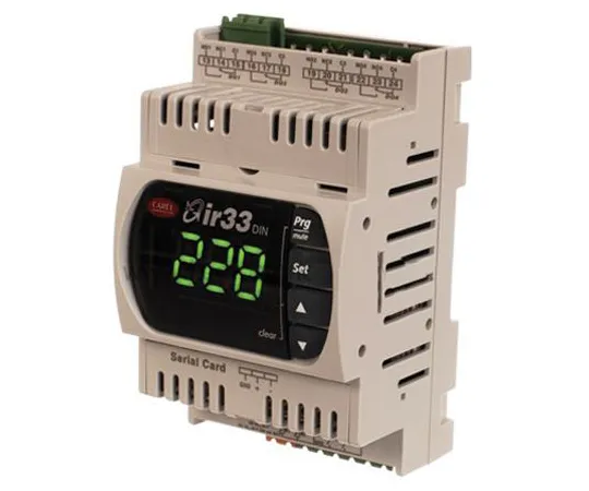 64-1329-99　Carel DN33 On/Off Temperature Controller, 110 x 70mm, NTC, PT100, PTC Input, 24 V ac, 30 V dc Supply　DN33A9MR20