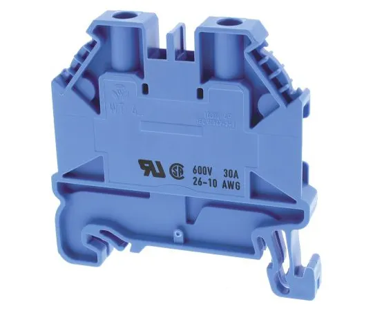 64-1340-16　Wieland ATEX, WT 4 Series , 1 kV Feed Through Terminal Block, Screw Termination　58.504.0055.6 - WT 4 BL
