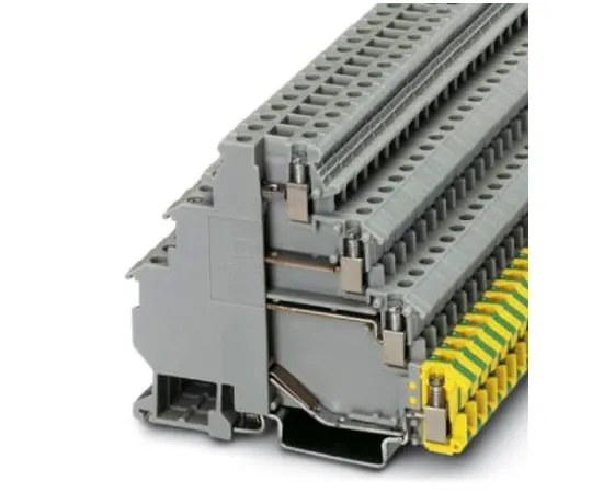 64-1304-70　Phoenix Contact, VIOK 1.5-3D/PE Series , 400 V Earth Terminal Block, Screw Termination　2718206