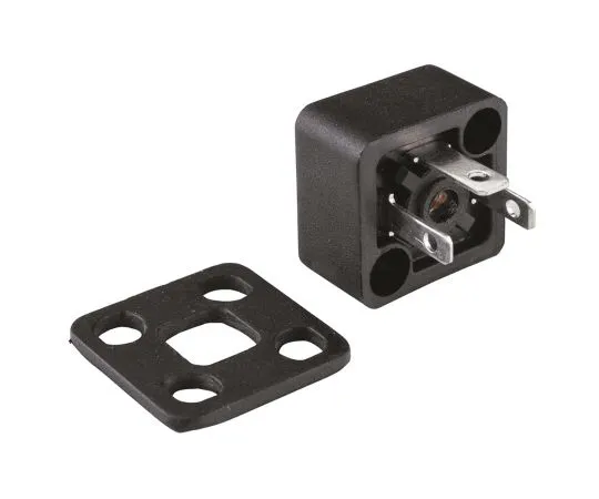 64-1344-13　RS PRO 2P+E DIN 43650, Male Solenoid Valve Connector, 250 V ac Voltage　811-8241