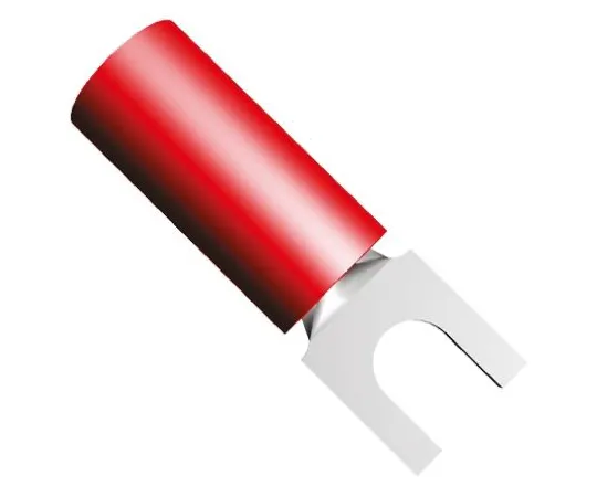 64-1266-65　TE Connectivity PIDG Series Insulated Crimp Spade Connector, 0.26mm² to 1.65mm², 22AWG to 16AWG, M2.5 Stud Size Nylon,　327717