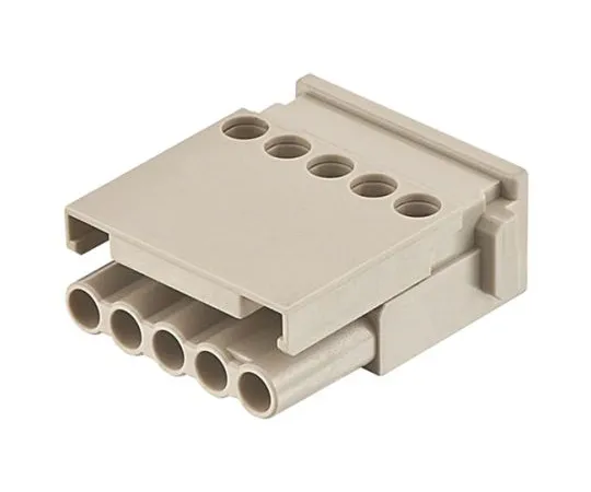 64-1277-26　Han-Modular Series Female Module, 5 Way, 1 Row, Rated At 16A, 400 V, For Use With Industrial Connectors, Han E　09140052701