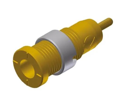 64-0682-18　Yellow Female Banana Plug Solder 1000V ac/dc　975459703