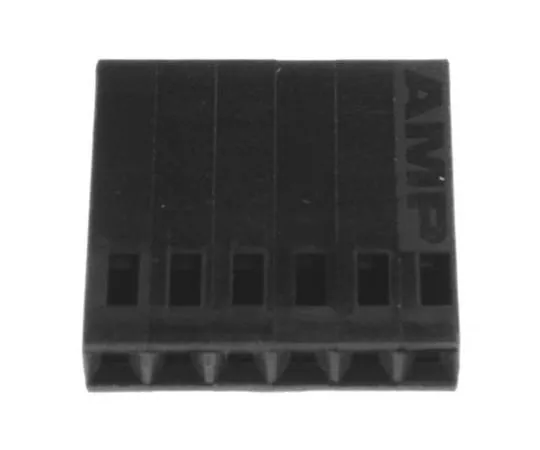 64-1277-81　TE Connectivity AMPMODU MOD IV Female Connector Housing, 2.54mm Pitch, 6 Way, 1 Row　1-87499-2