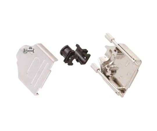 64-1410-78　MH Connectors MHDTZK-RA Series Zinc D-sub Connector Backshell, 37 Way, Strain Relief　MHDTZK37-RA-K