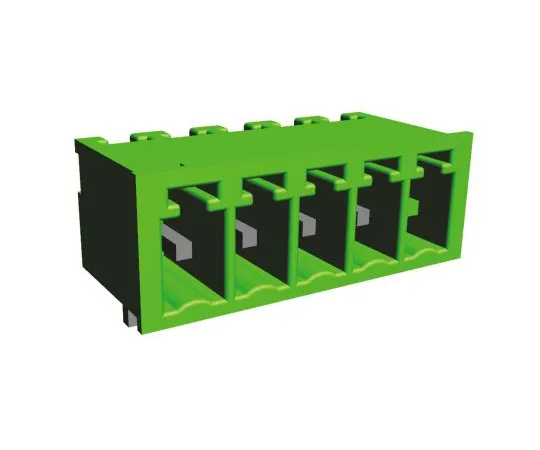64-1407-02　TE Connectivity Buchanan, 5 Way Pluggable Terminal Block　284512-5