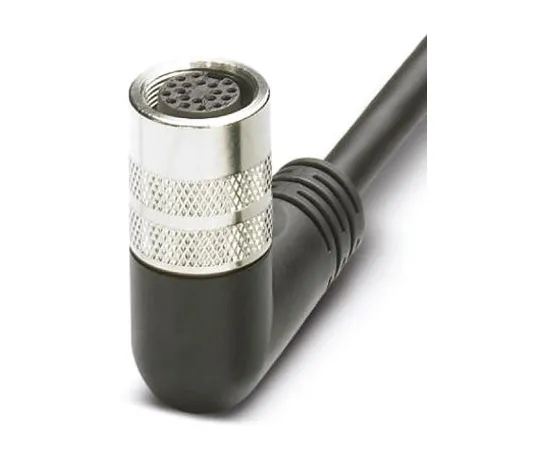64-1299-58　Phoenix Contact, SAC-10P-10.0-PUR/M16FR Series, Right Angle M16 to Unterminated Cable assembly, 10m Cable　1693717