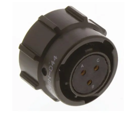 64-1362-37　Amphenol 62GB Series, 3 Way Cable Mount MIL Spec Circular Connector Plug, Socket Contacts,Shell Size 12, Bayonet　62GB-56TG12-03SN(044)