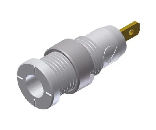 64-0682-13　2mm safety panel socket,white,10A,CATIII　975455707
