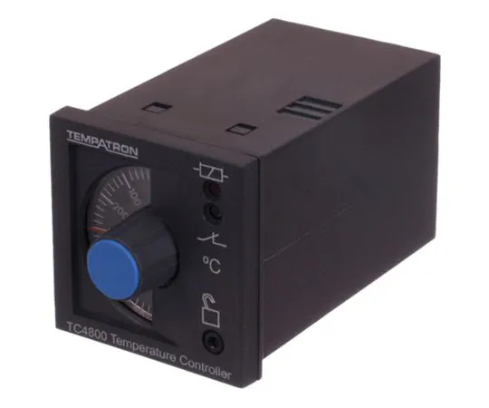 64-1330-01　Tempatron On/Off Temperature Controller, 48 x 48mm, K Type Thermocouple Input, 110 → 230 V ac Supply　TC4810-03-110/230VAC