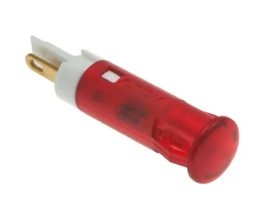 64-0674-75　Apem Red Indicator, Faston, Solder Lug Termination, 24 V dc, 6mm Mounting Hole Size　QS61XXR24