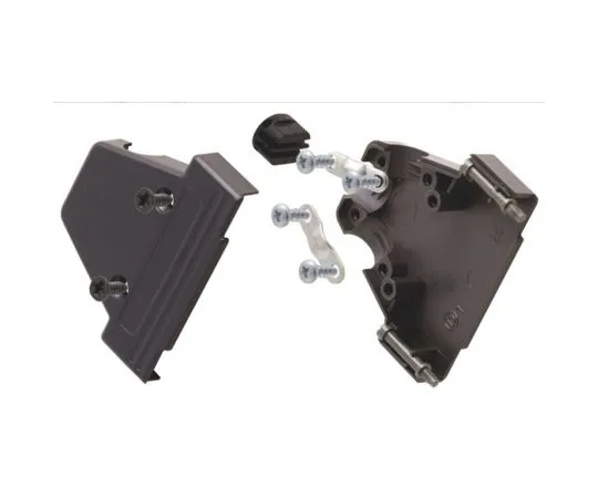 64-1410-87　MH Connectors MHTRI-P Series ABS Angled, Straight D-sub Connector Backshell, 25 Way, Strain Relief　MHTRI-25-P-K